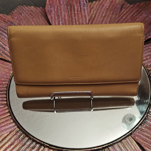 Coach Bags Coach Vintage Checkbook Wallet Poshmark